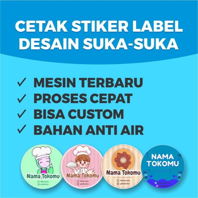 

STIKER / STICKER / STIKER LABEL / LABEL / STIKER LABEL CUSTOM / STIKER CUSTOM MURAH / STIKER MAKANAN