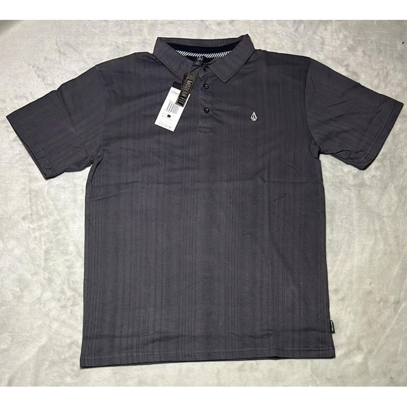 kaos kerah pria lengan pendek surfing premium volcom