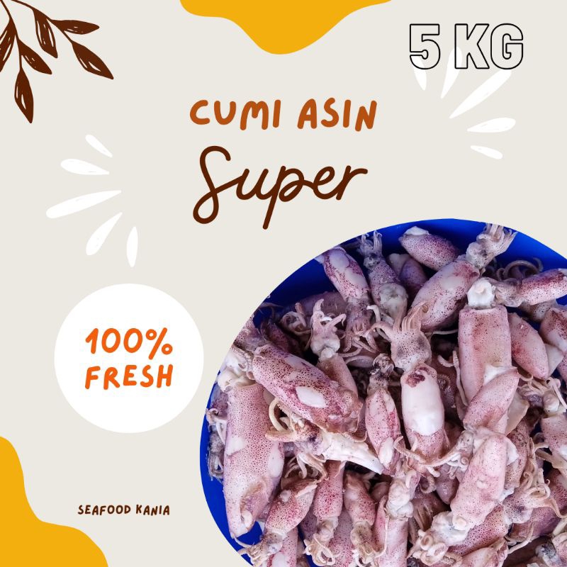 

Cumi asin super premium 5kg / baby cumi / cumi jumbo