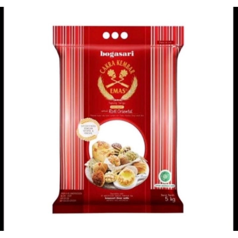 

Tepung Oriental Cakra kembar mas 5kg