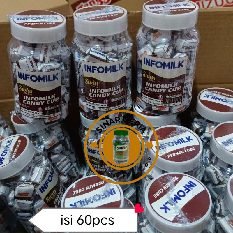 

Permen Viral Millo Milo INFOMILK COKLAT Isi 60 Pcs