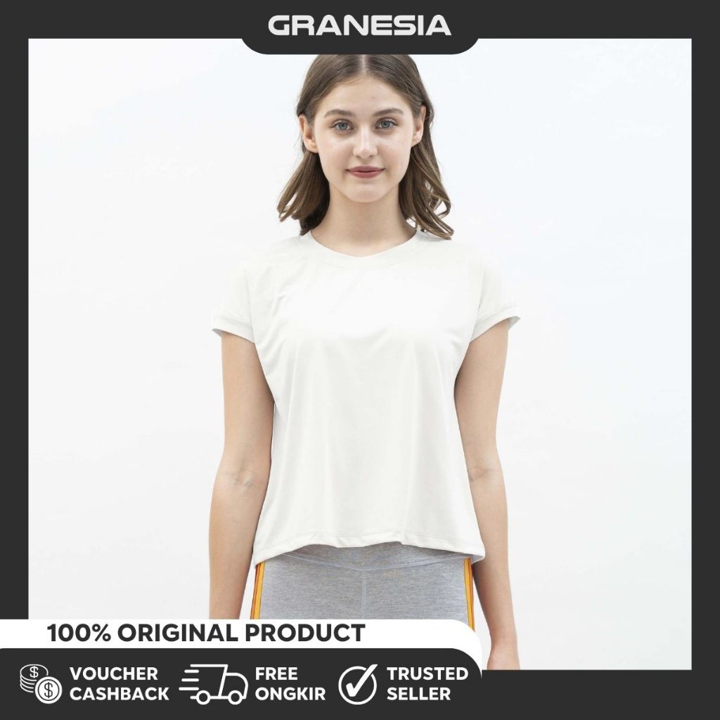 STL Wonder Short Sleeve STLT69|Baju Kaos Fitness STL Crop Top Wanita