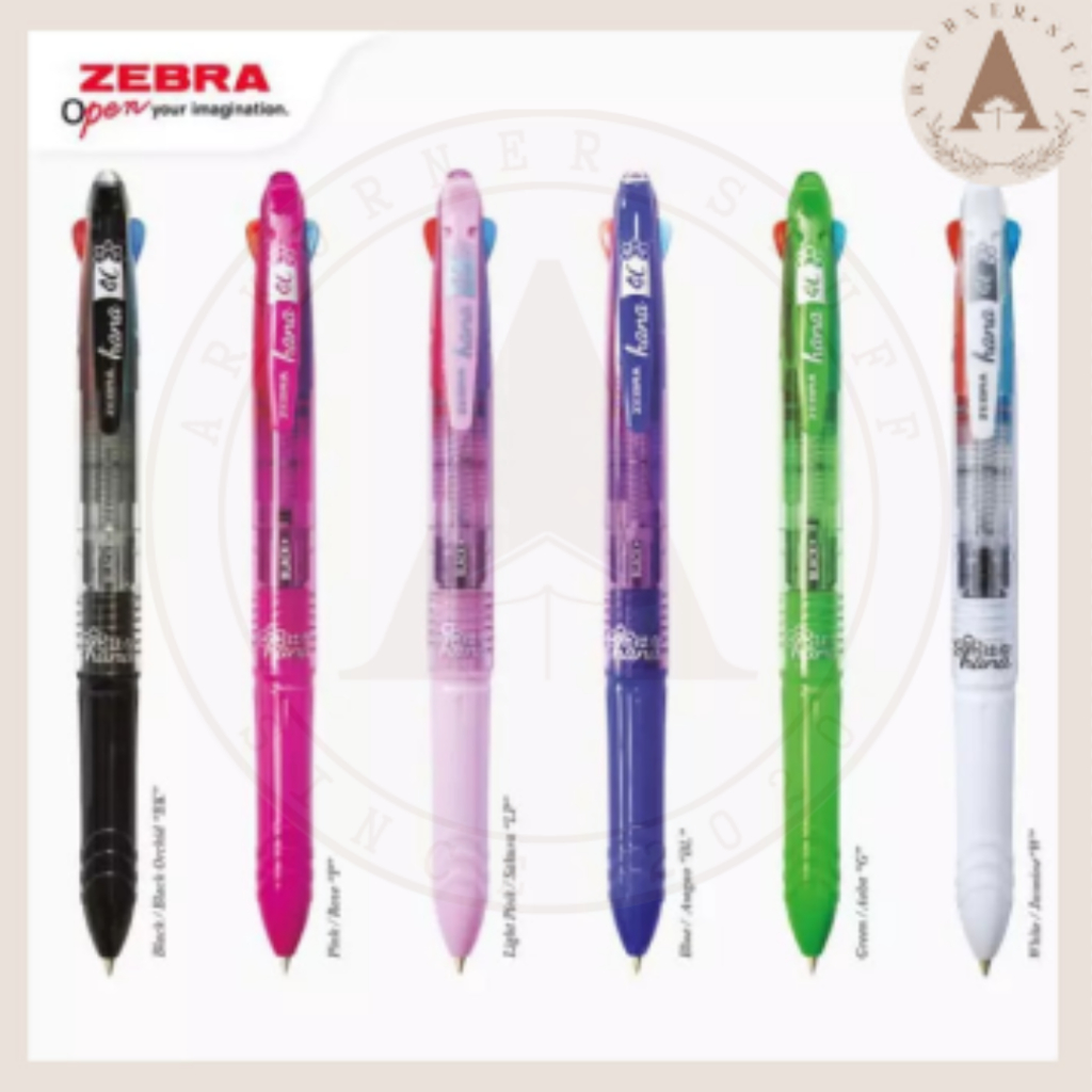 

Zebra Hana 4c Pulpen 4 Warna