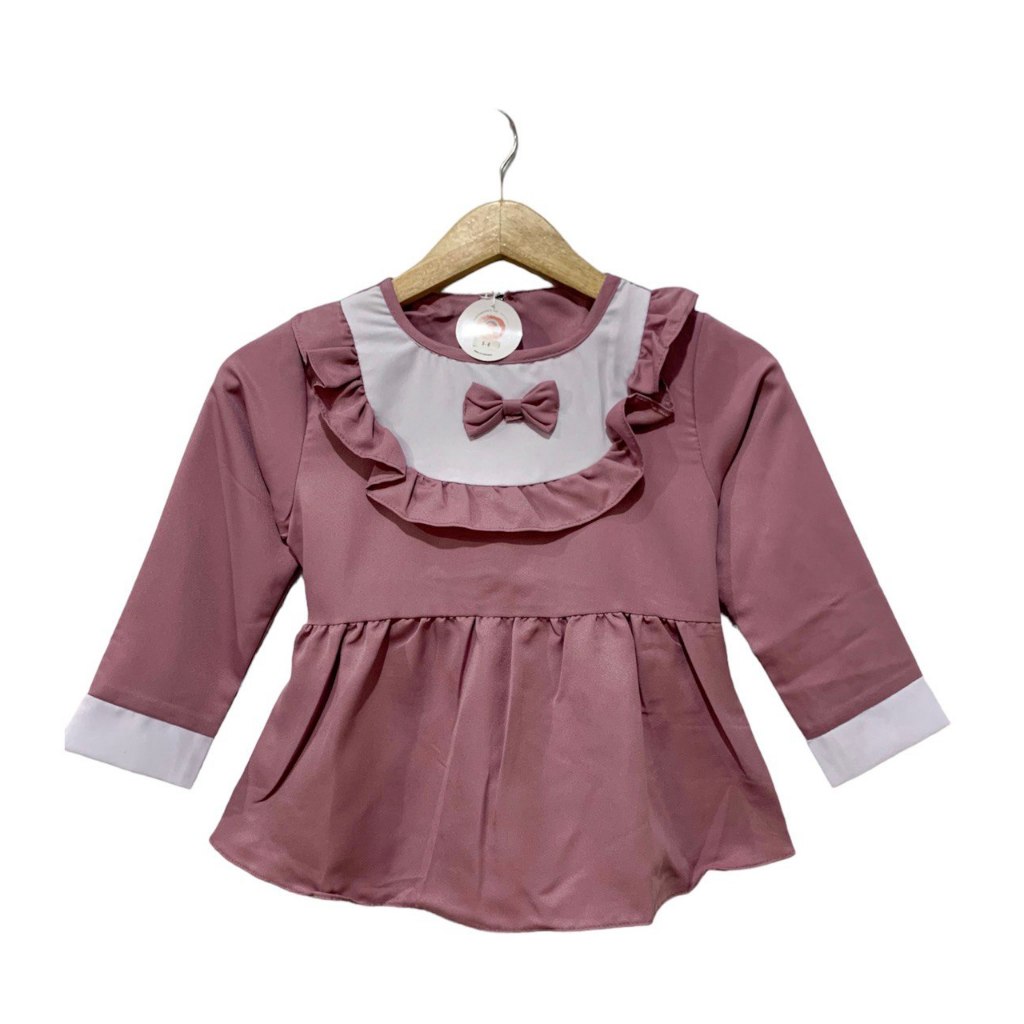 Blouse anak perempuan 5-6 tahun/Atasan anak perempuan 4-6 tahun/Atasan muslimah