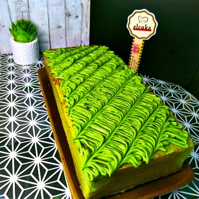 

BOLU PANDAN LUMER (elcake) makanan kue Balikpapan