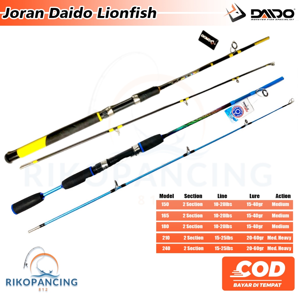 GROSIRAN JORAN DAIDO LION FISH MAX DRAG 16KG 150CM