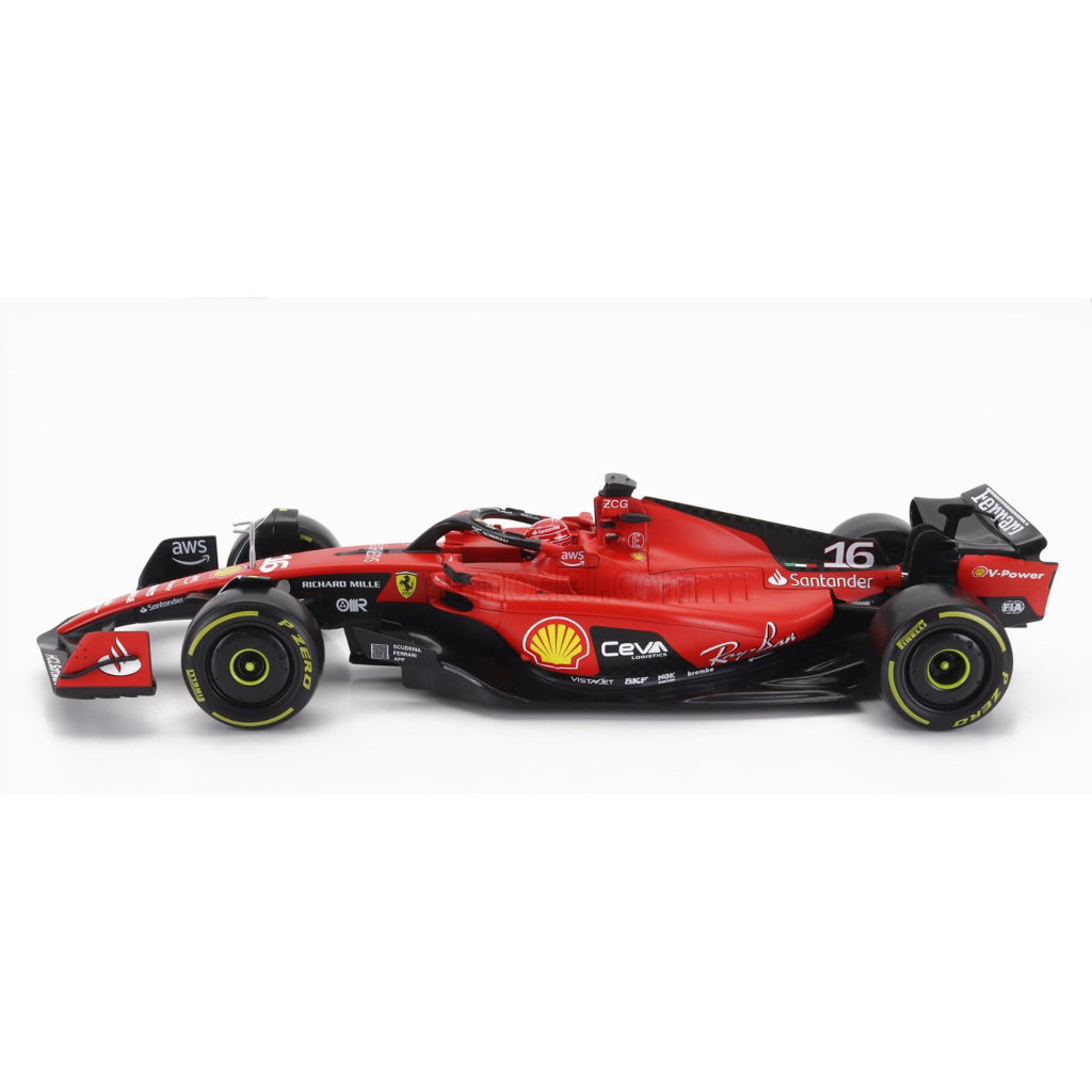 Bburago 1:18 Diecast F1 2023 Ferrari SF-23 #16 Leclerc #55 Sainz