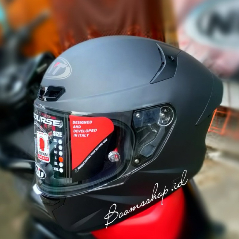 kyt tt course black doff