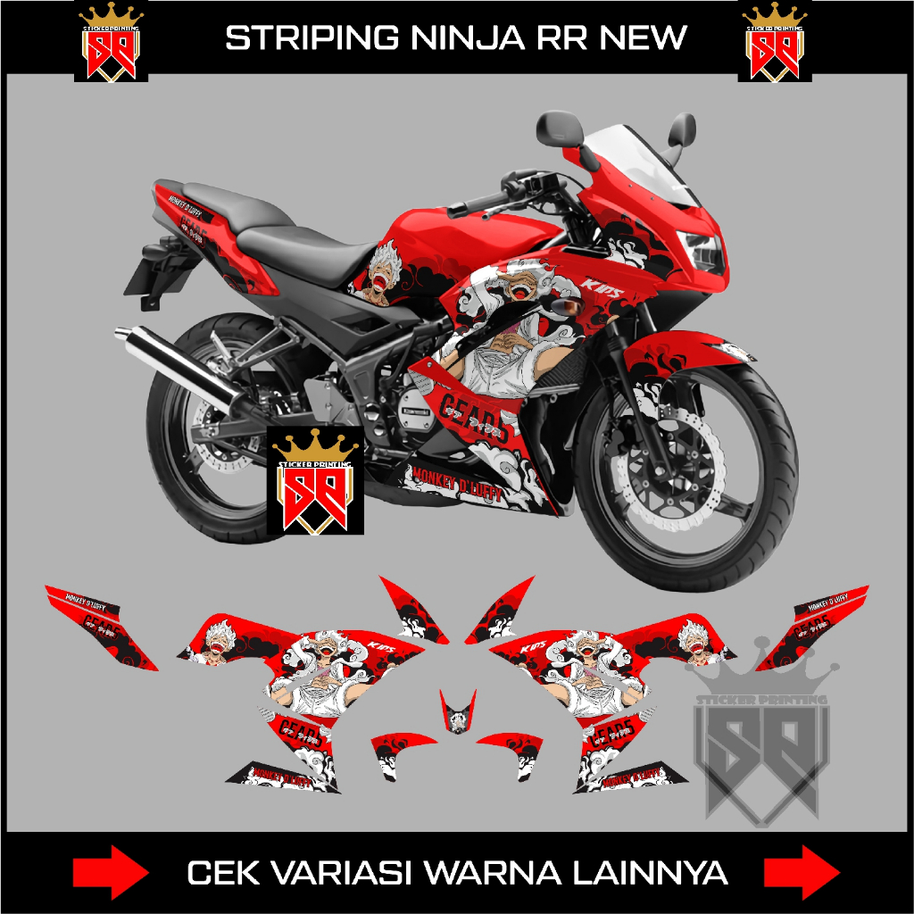 DECAL STRIPING KAWASAKI NINJA RR 150 SE 2015/STICKER NINJA 150 RR SE