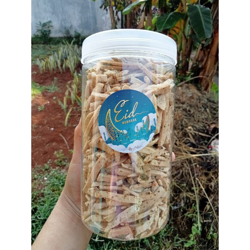

Basreng original daun jeruk toples 1000ml