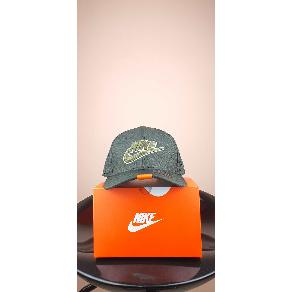 nike hijau tua jaring laser list hijau Topi Pria Baseball Snapback Polos Wanita Unisex Premium