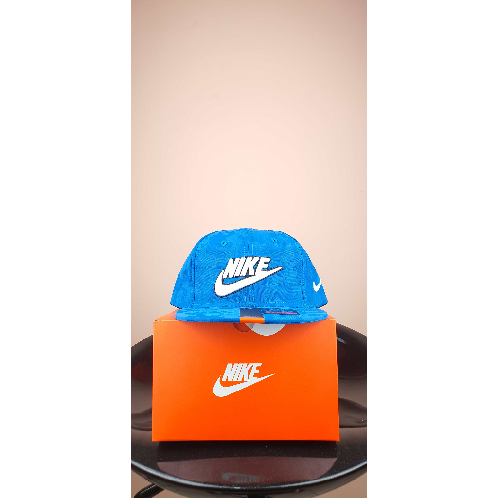 nike biru list putih Topi Pria Baseball Snapback Polos Wanita Unisex Premium