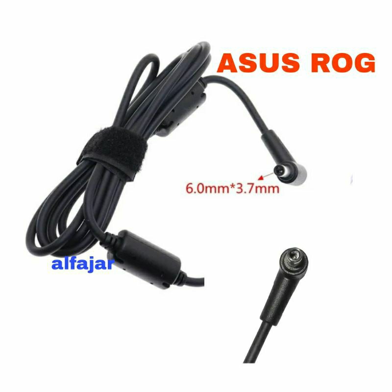 Kabel DC laptop buntung adaptor Asus ROG / Tuf 6.0mm x 3.7mm