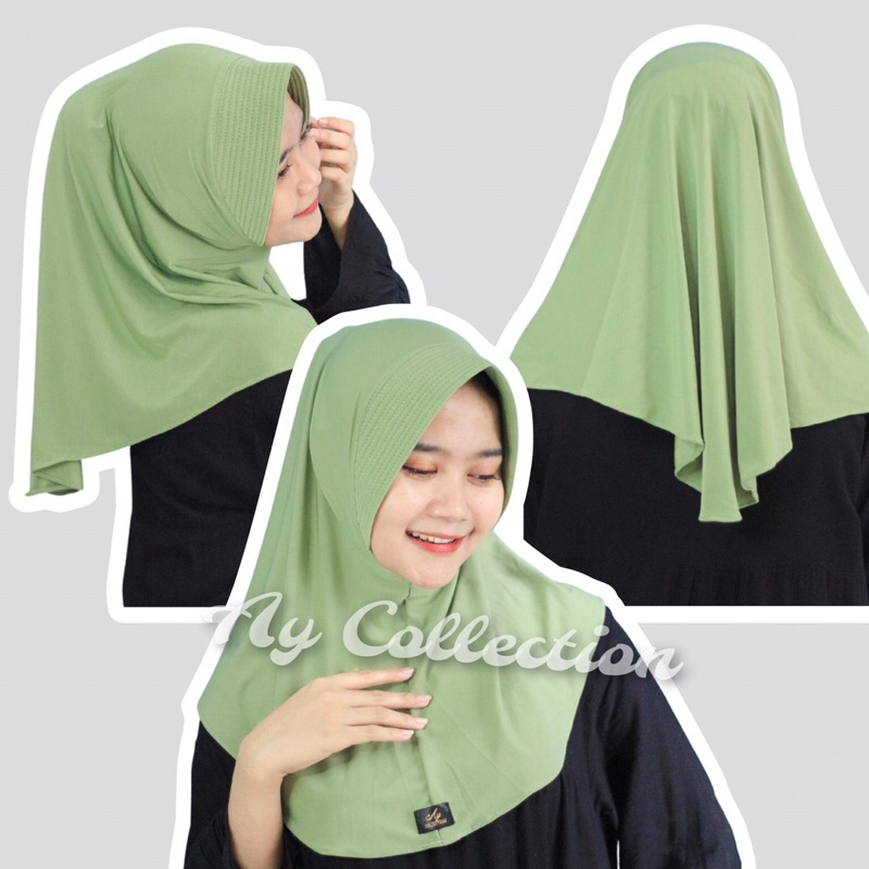 Hijab Bergo Ay Collection S | Hijab Bergo Bahan Jersey Premium
