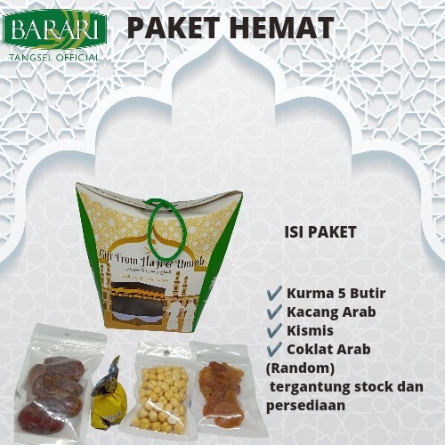 

[50 PCS] Paket Oleh Oleh Haji dan Umroh Goody Bag plus kartu ucapan
