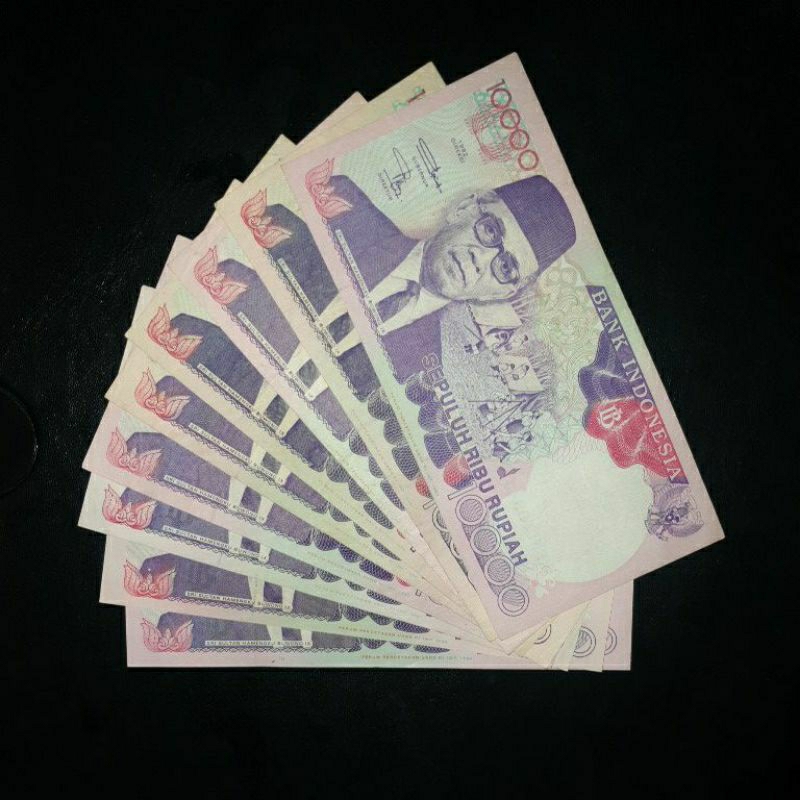 Uang Kuno 10000 Rupiah Hamengku Buwono IX Emisi 1992