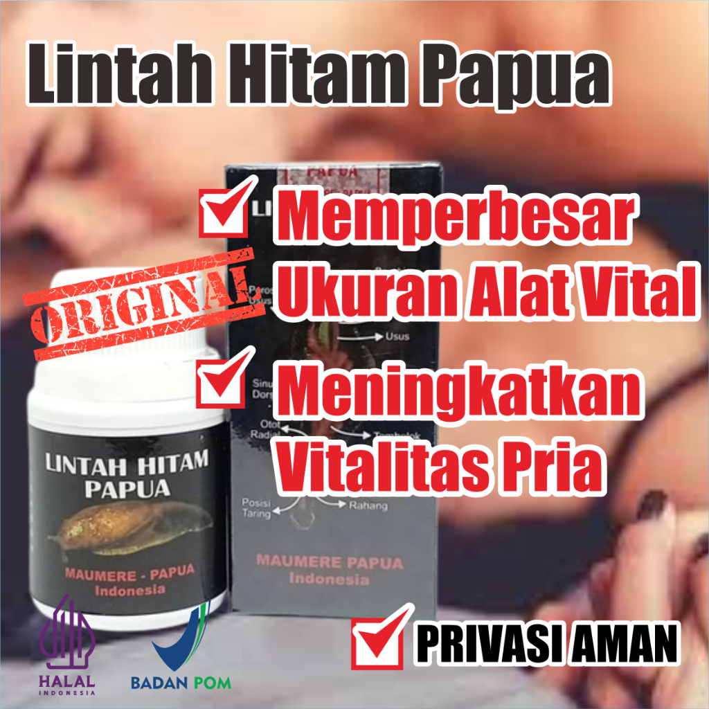 Minyak Lintah Hitam Asli Papua Gold Originl 60ml