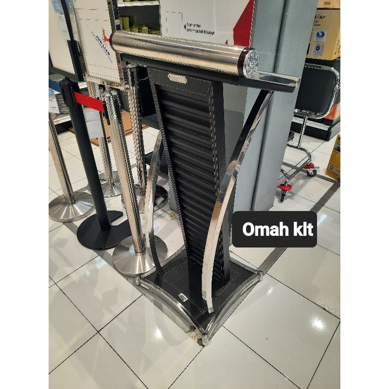 krisbow meja podium mimbar presentasi stell T-52