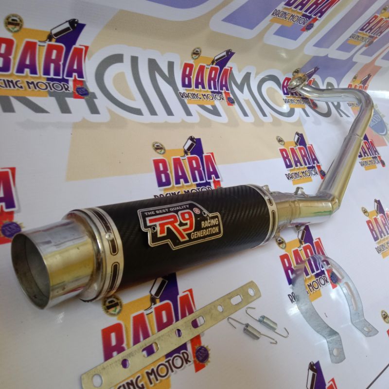 Knalpot R9 Vario 110karbu,vario 125 old/bohlam,vario 150 old/new,vario 125 led/new,vario 110 cbs/tec