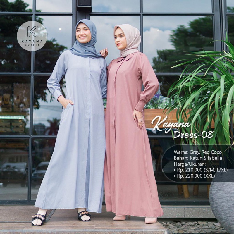 kayana Dress 08 (Dress Muslimah)By Kayana Outfit