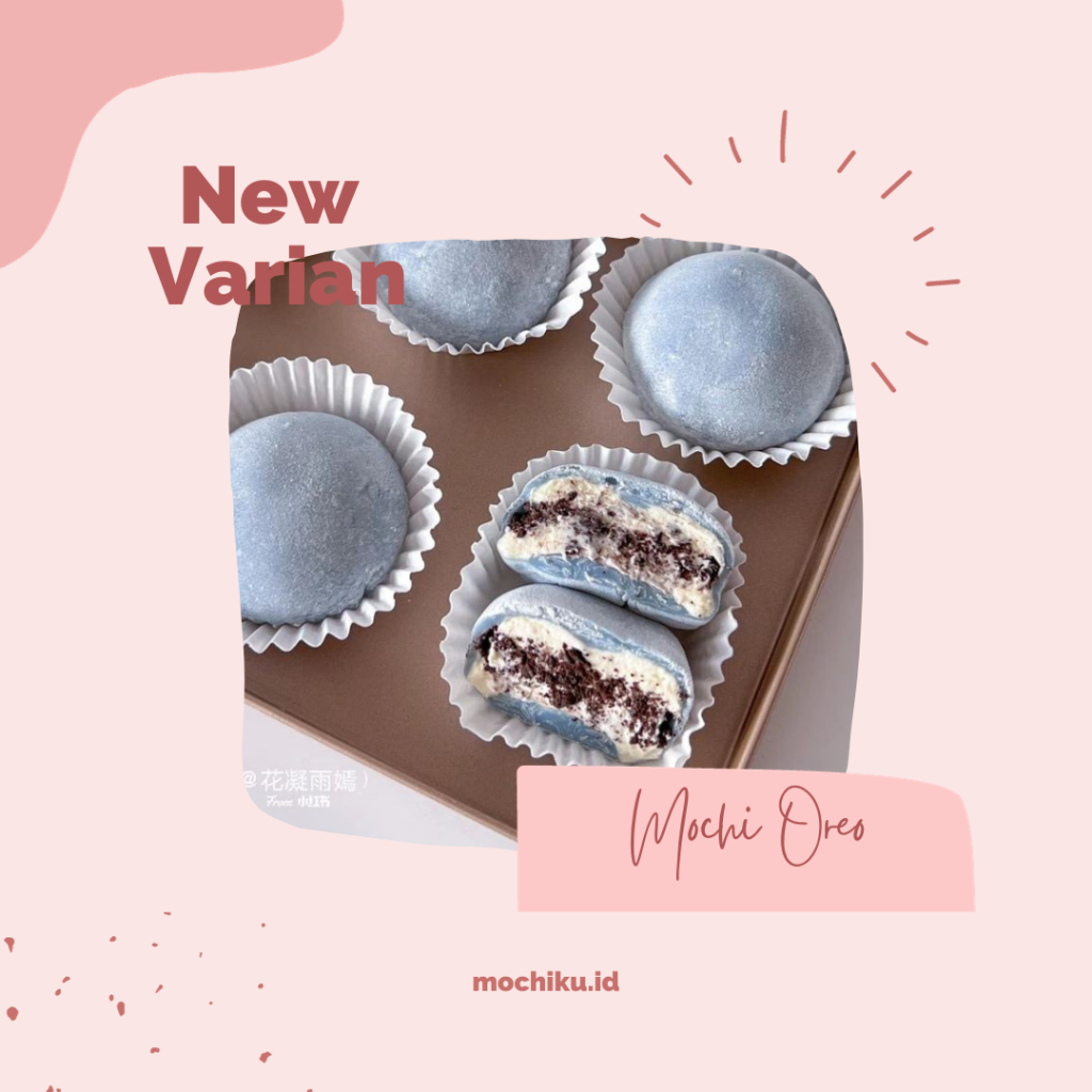 ( ISI 4 ) Creamy Mochi Oreo | Mochi Oreo | Gratis Ongkir