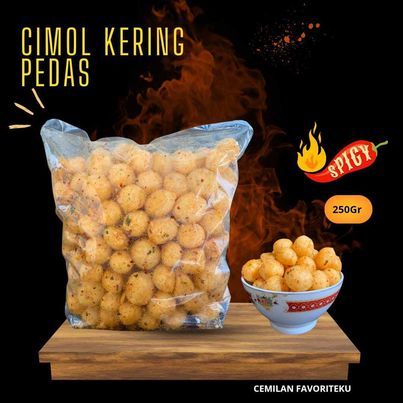 

Endog Lewo/ Cimol kering pedas