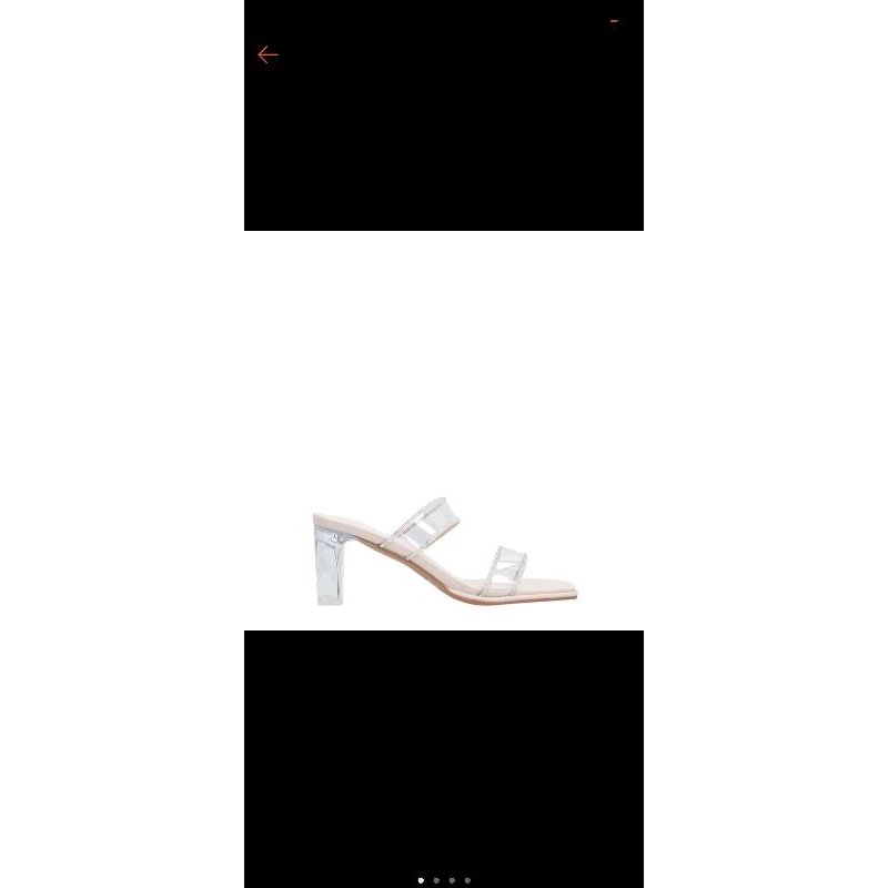 staccato heels white (preloved)