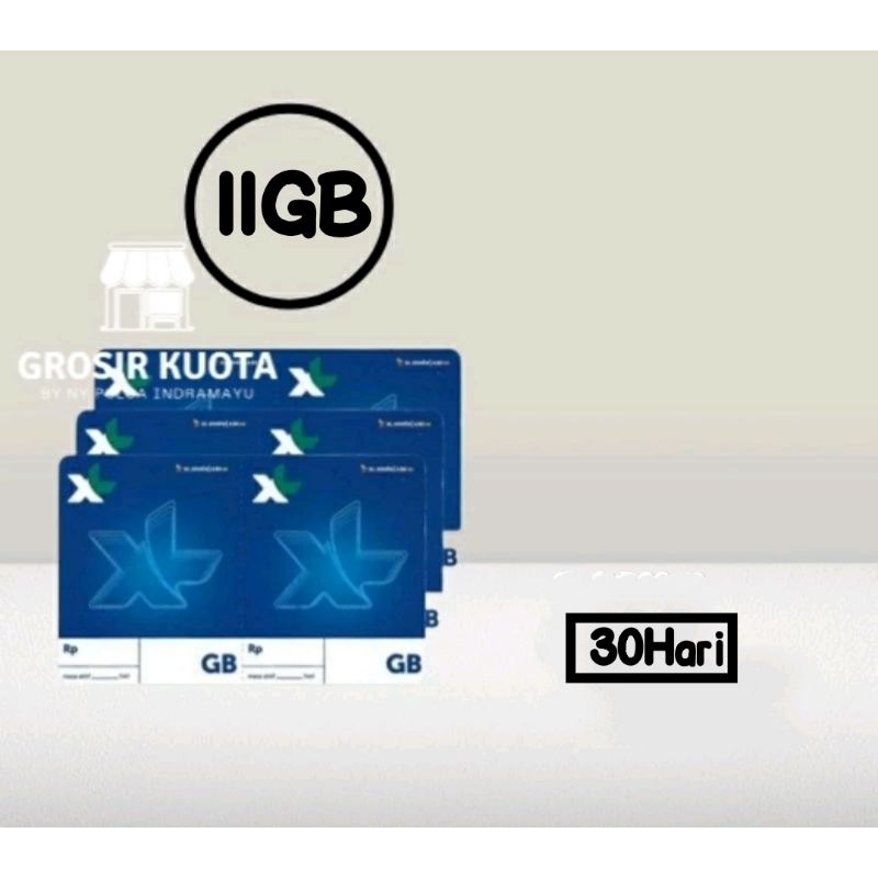 Voucher XL 9GB (11GB) Flex M 30Hari Ori