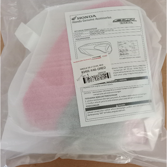 Single Seat Cowl Resmi New Honda CBR 150R – Red  83450K45GRED