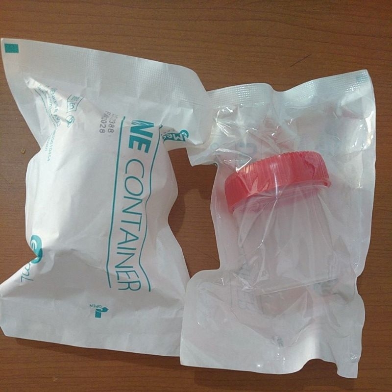 Pot urine steril/urine container steril 60 ml onemed