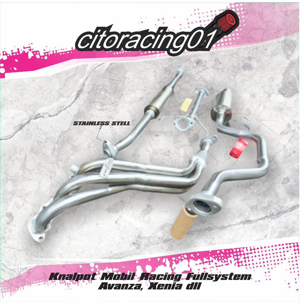 Knalpot Mobil Racing Fullsystem Avanza, Xenia dll