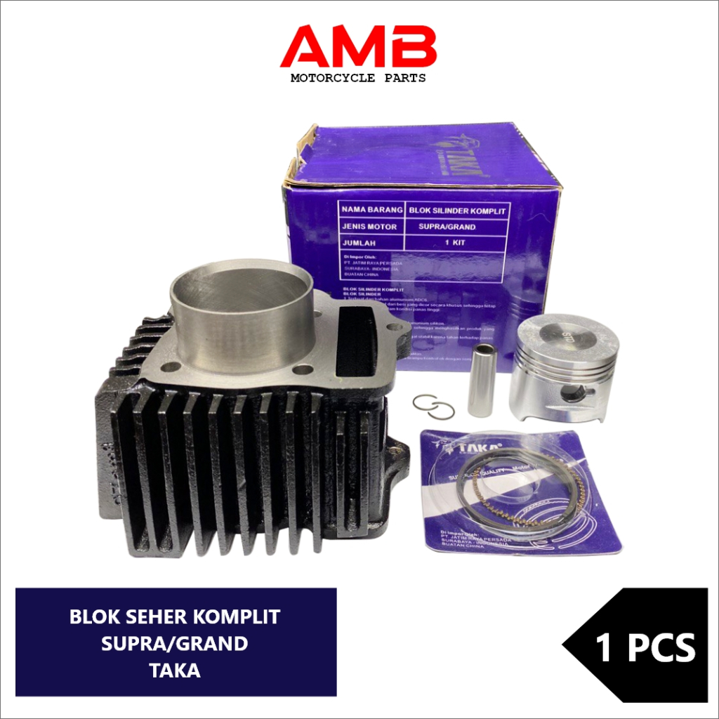 BLOK SEHER BORING HONDA SUPRA GRAND MERK TAKA