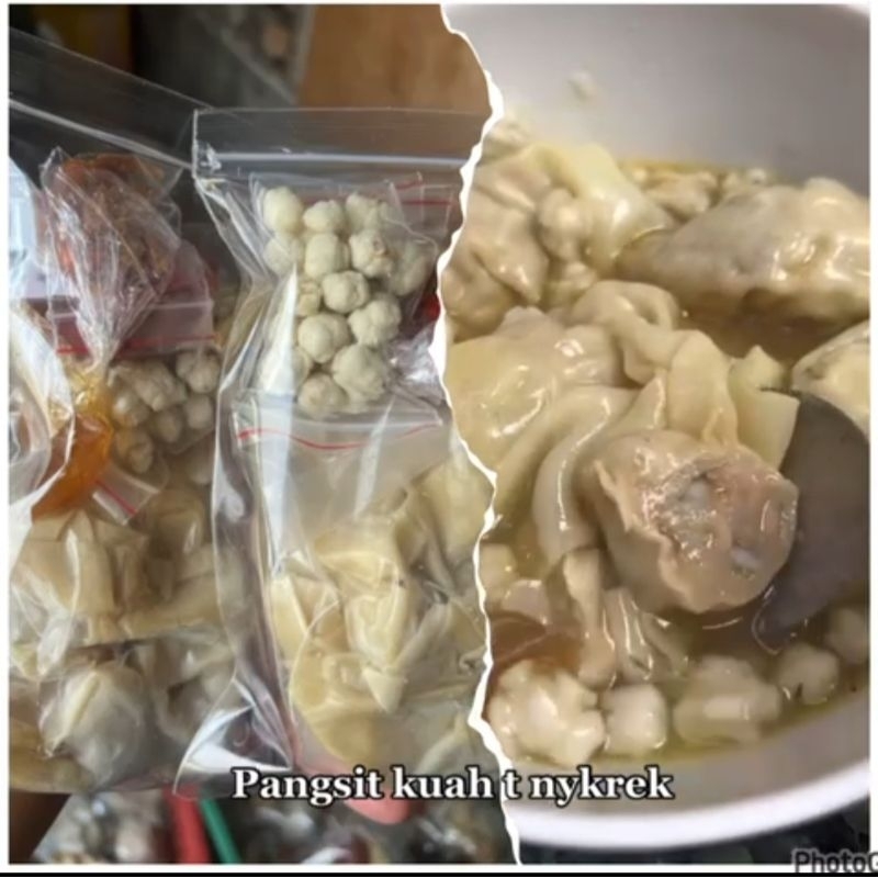 

Pangsit Kuah Tulang Rangu/ Pangsit kuah Nyakrek