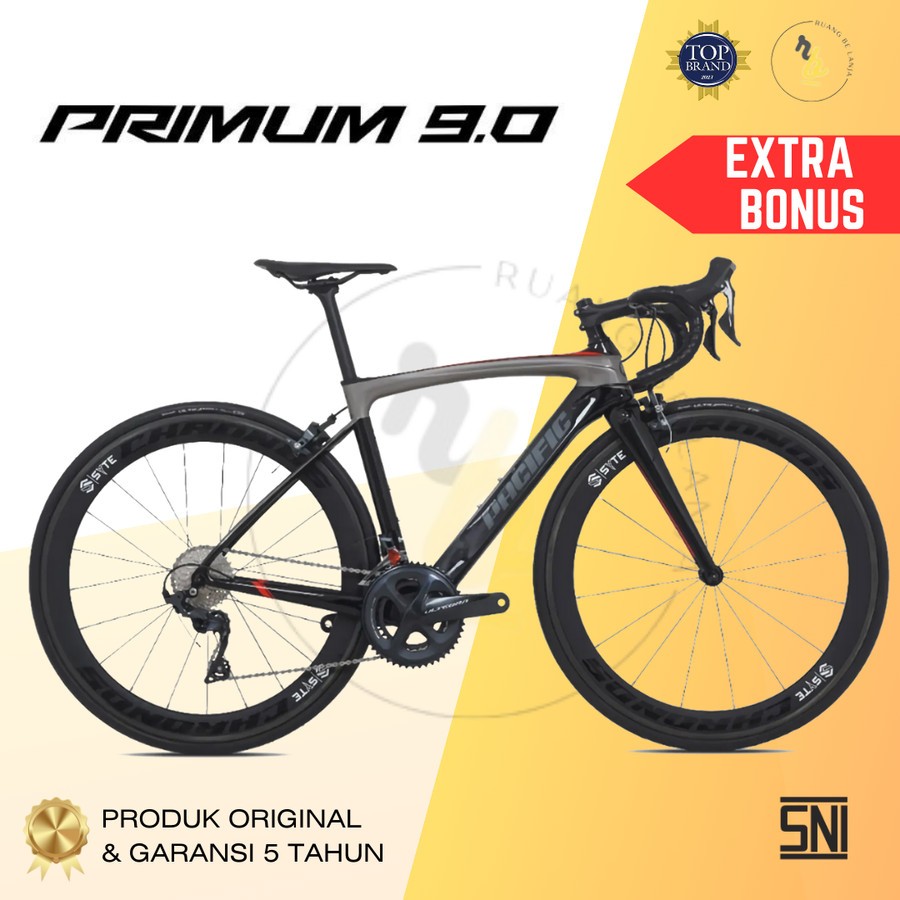 Sepeda Roadbike Size 47 Full Carbon Pacific Primum 9.0 (Full Ultegra)
