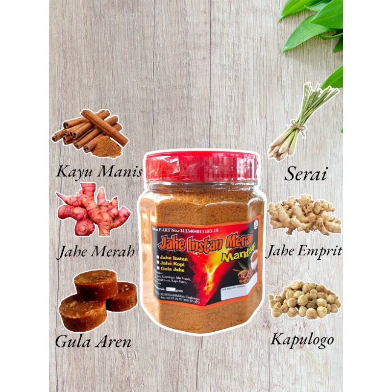 

Jahe Instan Mantap Merapi Bubuk 500 gr