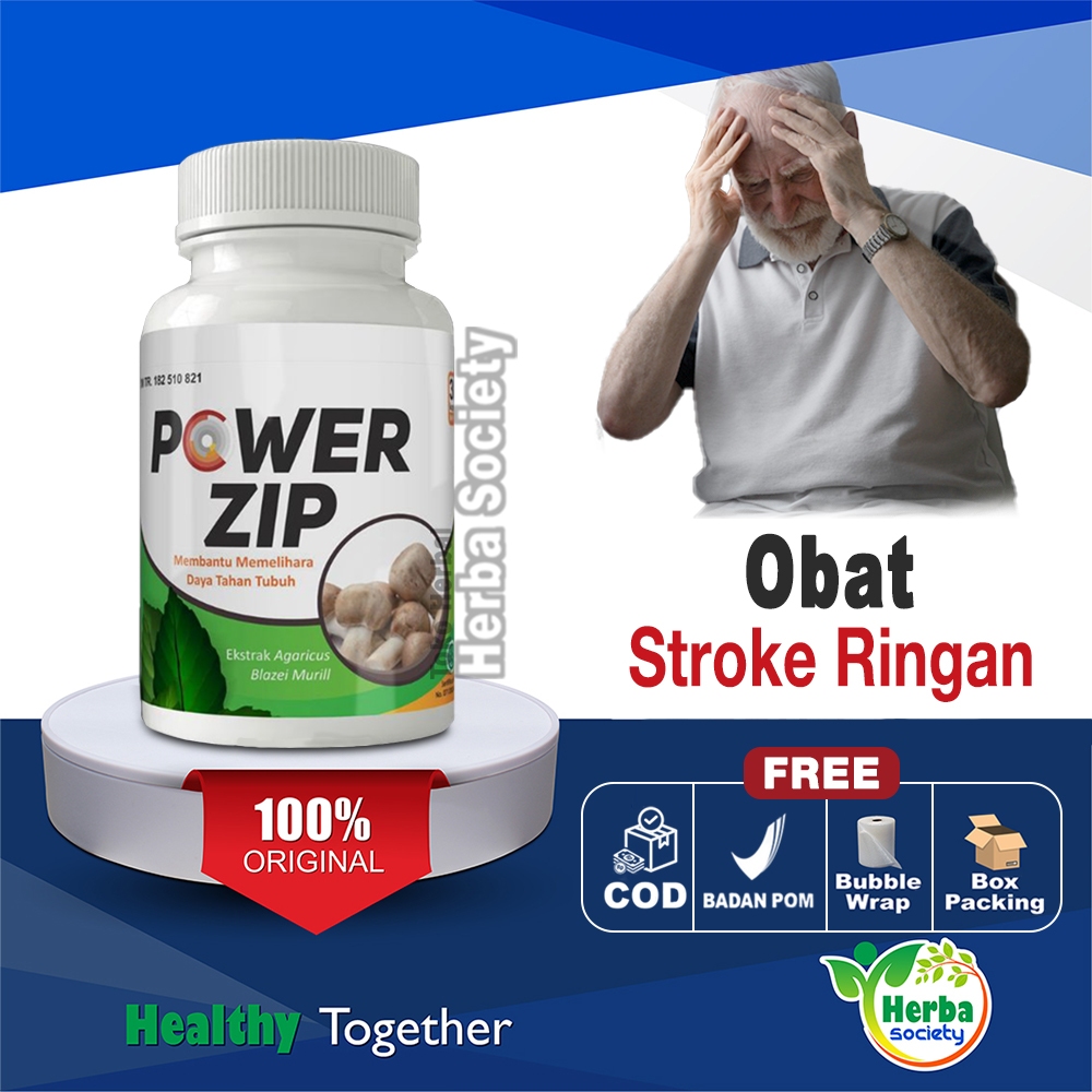 POWER ZIP Original Isi 30 Dan 60 Tablet Asli Obat Penyakit Kronis Asam Urat Dan Kolesterol