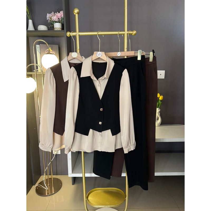 Vaoutfit - Jeena Oneset Setelan Wanita premium