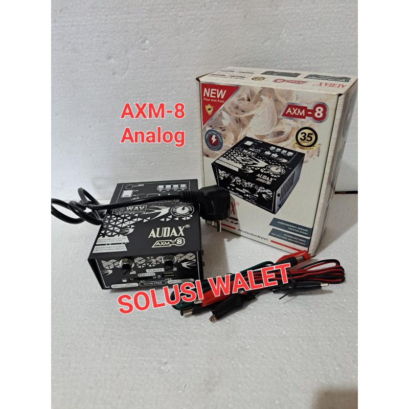 Ampli Audax AXM 8 Anti Petir Mesin Panggil Walet