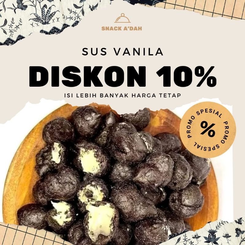 

Soes Vanilla Full Lumer Murah