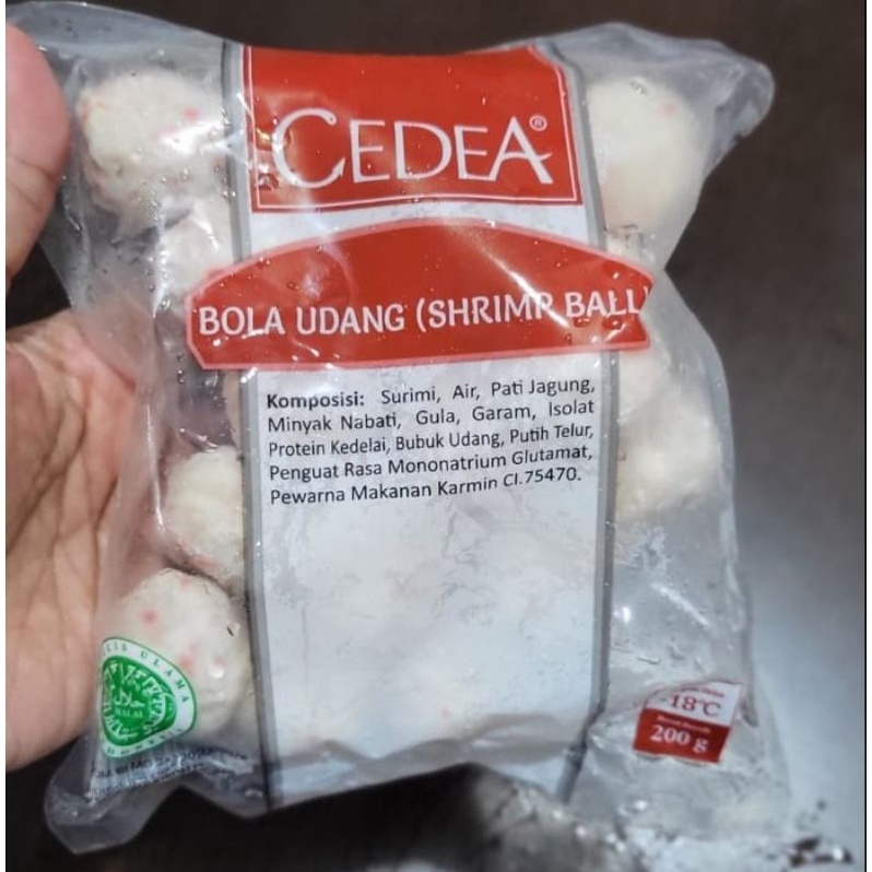 

cedea bola baso udang shrimp ball 200gram