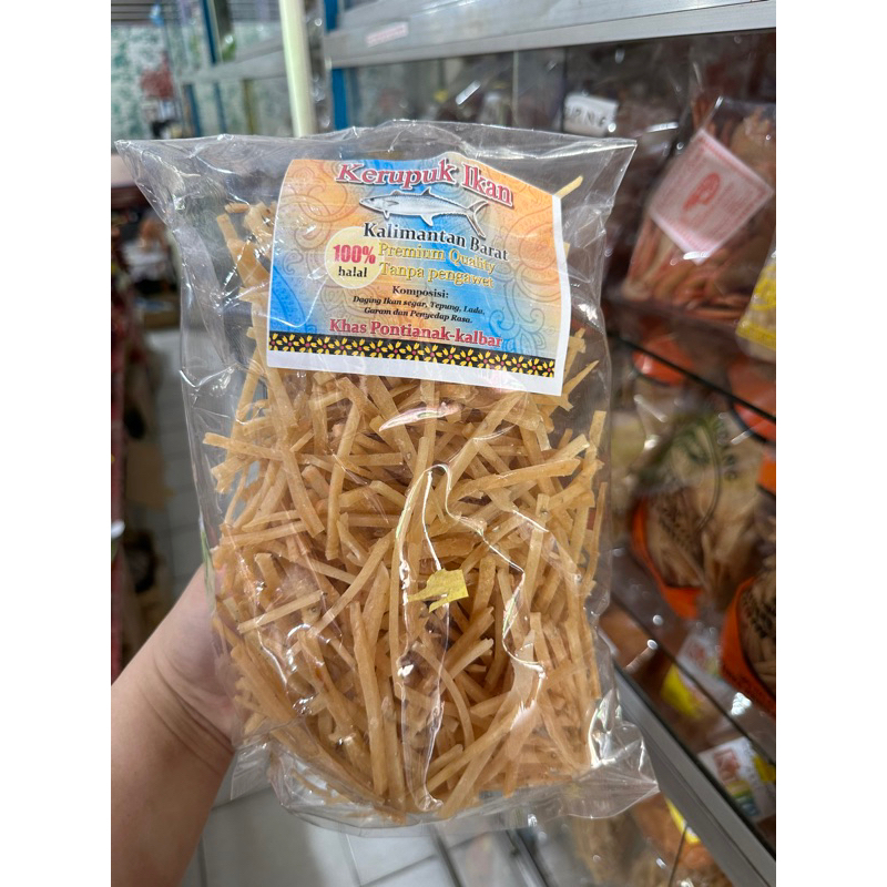 

Kerupuk Stik Ikan Tenggiri 500gr Khas Kalimantan