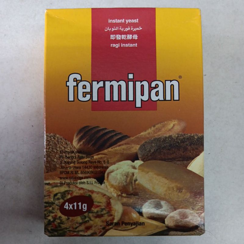 

FERMIPAN RAGI INSTAN 4X11gr