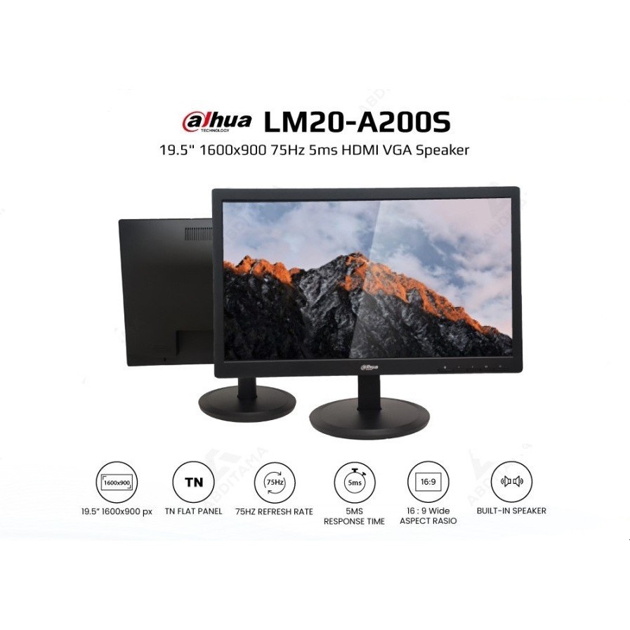 MONITOR DAHUA 19/20 INCH