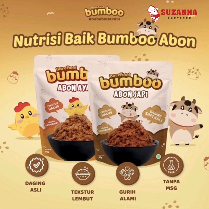 

Barefood Bumboo Abon Asli No MSG 100g - Makanan Anak