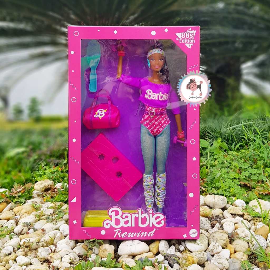 Barbie Rewind 80s Edition Workin Out Themed Doll - Brunette