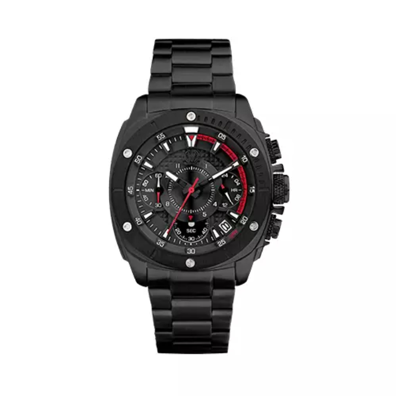 Jam Tangan Pria Tali Rantai Christ Verra CV C 12059G-16 BLK