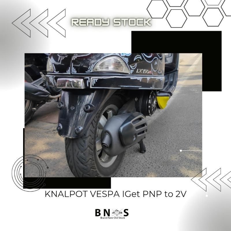 Knalpot Vespa LX/S 2V IGet Convert