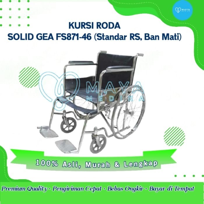 Kursi Roda GEA FS871-46 Solid Ban Mati