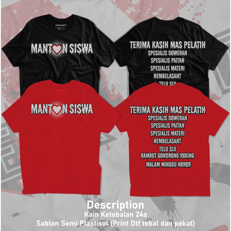 Kaos Persaudaraan Setia Hati Terate PSHT Mantan Siswa Terima Kasih Mas Pelatih Kaos Distro Dengan Ba