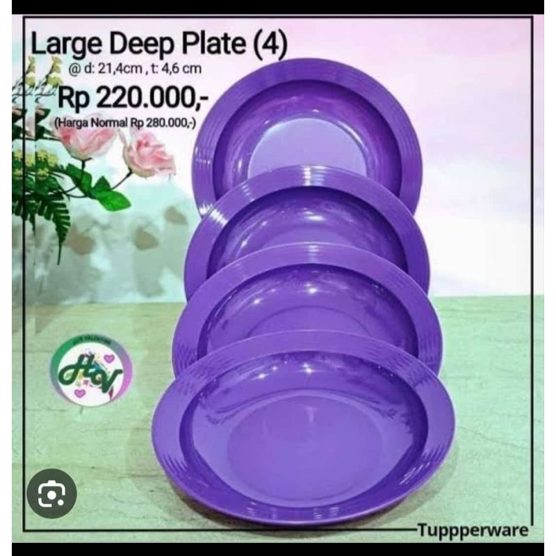 large deep plate